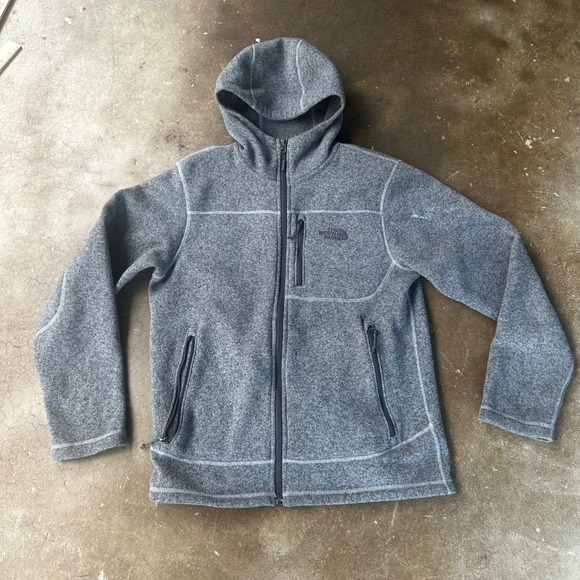 The North Face Other - The North Face Gordon Lyons Hoodie Mens Medium Grey Fair Full Zip Fleece Jacket
